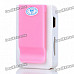 USB Rechargeable Screen-Free MP3 Player with TF Slot/3.5mm Audio Jack/Clip - Pink