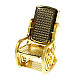 Golden Rocking Chair Butane Lighter