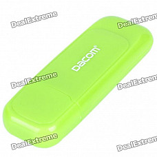 USB 2.0 SD/MMC/TF/M2 Memory Card Reader - Green (Max. 32GB)