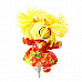 Cute Blast Hair Doll with Clock (Orange)