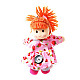 Cute Blast Hair Doll with Clock (Pink)