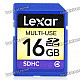Genuine Lexar SDHC Memory Card - Random Color (16 GB / Class 4)