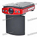 GN002 CMOS 2MP Wide Angle Car DVR Camcorder w/ 4-LED IR Night Vision/AV-Out/SD Slot (2.5" TFT LCD)