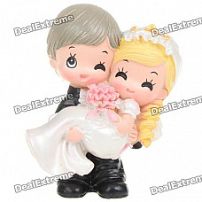 Romantic Lovely Wedding Couple Figure Toy Desk Doll Ornaments