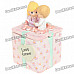 Cute Lovers Style Resin Trinket Box Ornaments