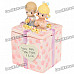 Cute Lovers Style Resin Trinket Box Ornaments