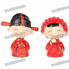 Valentine's Day Gift - Resin Chinese Style Cute Wedding Couple