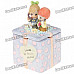 Cute Lovers Style Resin Trinket Box Ornament