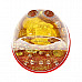 Golden Lucky Pig Crystal Music Box