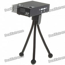 Ultra-Mini Portable Home/Office DLP TI Notebook/PC Projector (854x480 Pixels Resolution)