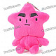 Starfish Figure Toy with Suction Cup - Rose Red