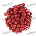 4.8~5mm Neodymium NIB Magnet Spheres with Steel Case - Red (216-Piece Pack)