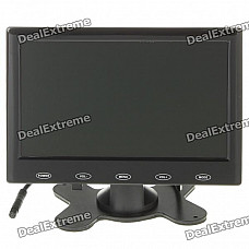Portable 7" Wide Screen LCD TV Monitor with AV Input (PAL/NTSC/480x234px)
