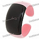 Stylish Bluetooth V2.1 Bracelet w/ Vibration Function + Digital Time - Pink