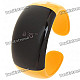 Stylish Bluetooth V2.1 Bracelet w/ Vibration Function + Digital Time - Yellow