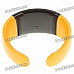 Stylish Bluetooth V2.1 Bracelet w/ Vibration Function + Digital Time - Yellow