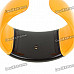 Stylish Bluetooth V2.1 Bracelet w/ Vibration Function + Digital Time - Yellow