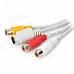 15-Pin VGA to S-video AV RCA TV Cable (19CM-Length)