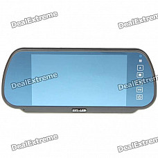 Universal 7" TFT LCD Rearview Mirror Monitor with Remote Controller