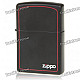 Genuine Zippo Copper Fuel Fluid Lighter - Black