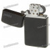 Genuine Slim Zippo Copper Fuel Fluid Lighter - Black