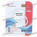 Stylish USB 2.0 XD/SD/MS/M2/TF Card Reader - White