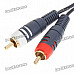 Genuine PowerSync 2 x RCA Male to Male Connection Cable (1.8M-Length)