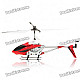 M3 USB Rechargeable Wireless Remote Control 3.5-CH Helicopter with Gyroscope - Red (IR Remote)