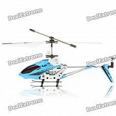 M3 USB Rechargeable Wireless Remote Control 3.5-CH Helicopter with Gyroscope - Blue (IR Remote)