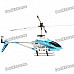 M3 USB Rechargeable Wireless Remote Control 3.5-CH Helicopter with Gyroscope - Blue (IR Remote)