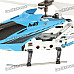 M3 USB Rechargeable Wireless Remote Control 3.5-CH Helicopter with Gyroscope - Blue (IR Remote)