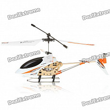 M350 Rechargeable 3.5-CH R/C Helicopter w/ Gyroscope - White + Black (IR Remote/6 x AA)