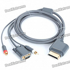 Gold Plated VGA Cable for Xbox 360 (160CM-Length)