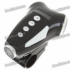 3MP Bicycle Video Recorder/Camcorder MP3 Player Speaker w/ 10-LED Night Vision/TV-Out/TF - Black