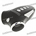 3MP Bicycle Video Recorder/Camcorder MP3 Player Speaker w/ 10-LED Night Vision/TV-Out/TF - Black