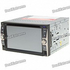 6.2" LCD Touch Screen Universal Car DVD Media Player w/ Bluetooth/FM/AV-In/USB/SD