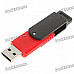 Mini Rotatable USB 2.0 Flash/Jump Drive - Black + Red (16GB)