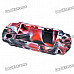 Silicone Protective Case for PSP 3000/2000 - Red + White + Black