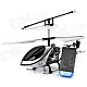 Iphone/Ipod Touch/Ipad Controlled Rechargeable 3-CH R/C I-Helicopter w/ Gyroscope - Silver + Black