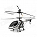 Iphone/Ipod Touch/Ipad Controlled Rechargeable 3-CH R/C I-Helicopter w/ Gyroscope - Silver + Black