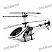 Iphone/Ipod Touch/Ipad Controlled Rechargeable 3-CH R/C I-Helicopter w/ Gyroscope - White