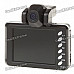 2MP Dual Lens Wide Angle Car DVR Camcorder w/ HDMI/TF Slot (2.8" TFT LCD)