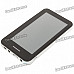 4.3" Touch Screen MP5 Media Player with FM/TF/TV-Out - Black (4GB)