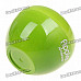 Green Apple Shaped Car/Home Perfume Air Freshener - Peach Flavor (28ml)