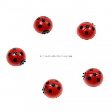 Cute Ladybug Fridge Magnets (5-Pack)