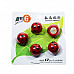 Cute Ladybug Fridge Magnets (5-Pack)