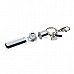 Shiny Silver Kettle Keychain