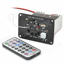 Car MP3 Player Module with Remote Controller/USB/SD/FM (DC 12V)