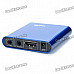 Mini 1080P HD Media Player with SD/USB/HDMI/AV/YPbPr - Blue