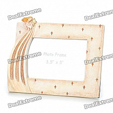 Elegant Angel Style Polyresin Photo Frame (3.5" x 5" Picture)